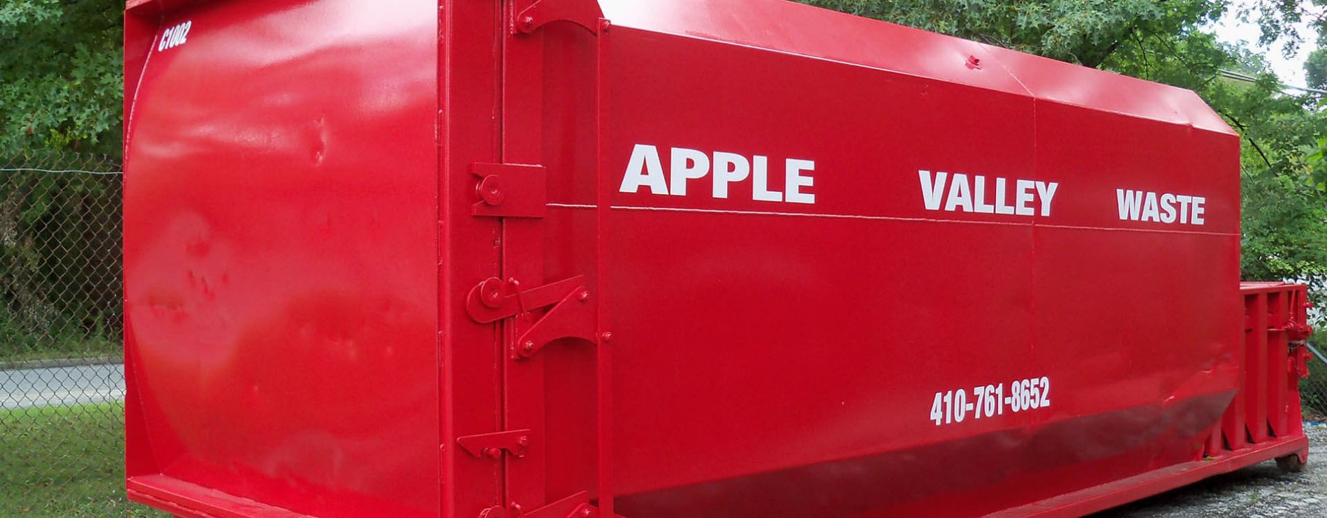 Apple Valley Waste compactor photo.