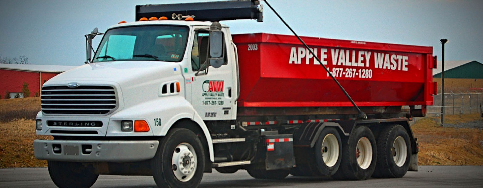 Apple Valley Waste Truck.